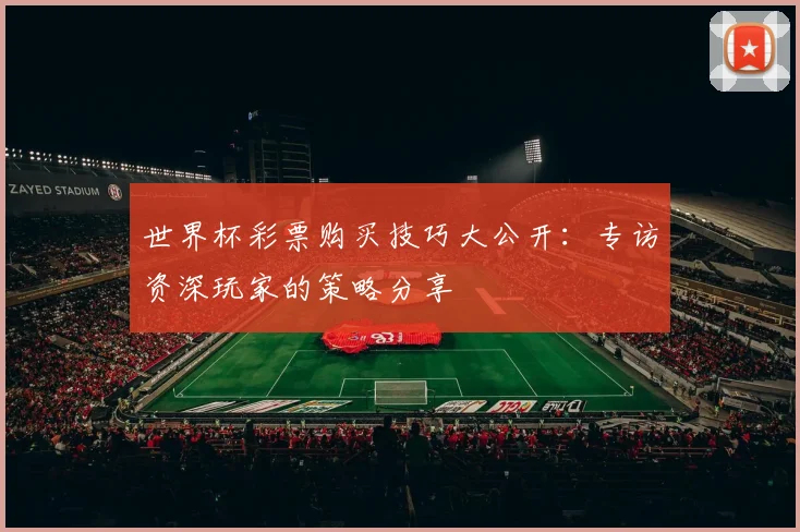 世界杯彩票购买技巧大公开：专访资深玩家的策略分享